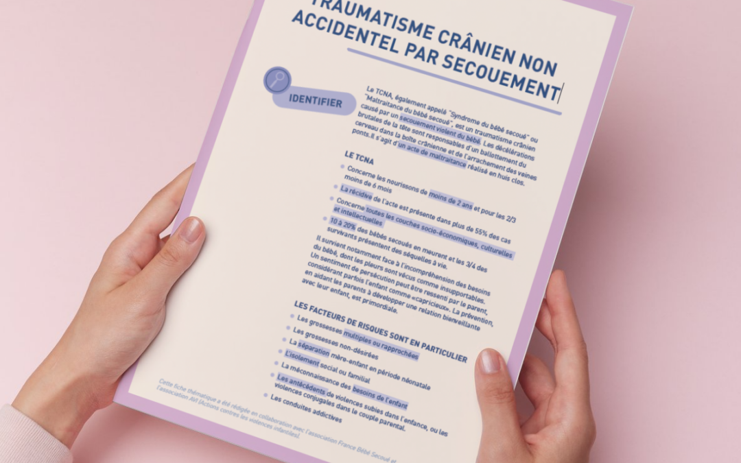 Syndrome du bébé secoué : collaboration avec Aude Lafitte et Bertrand Gimonet